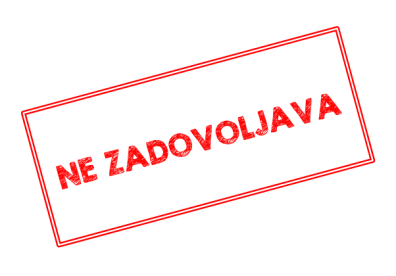 Ne zadovoljava - strucni ispit